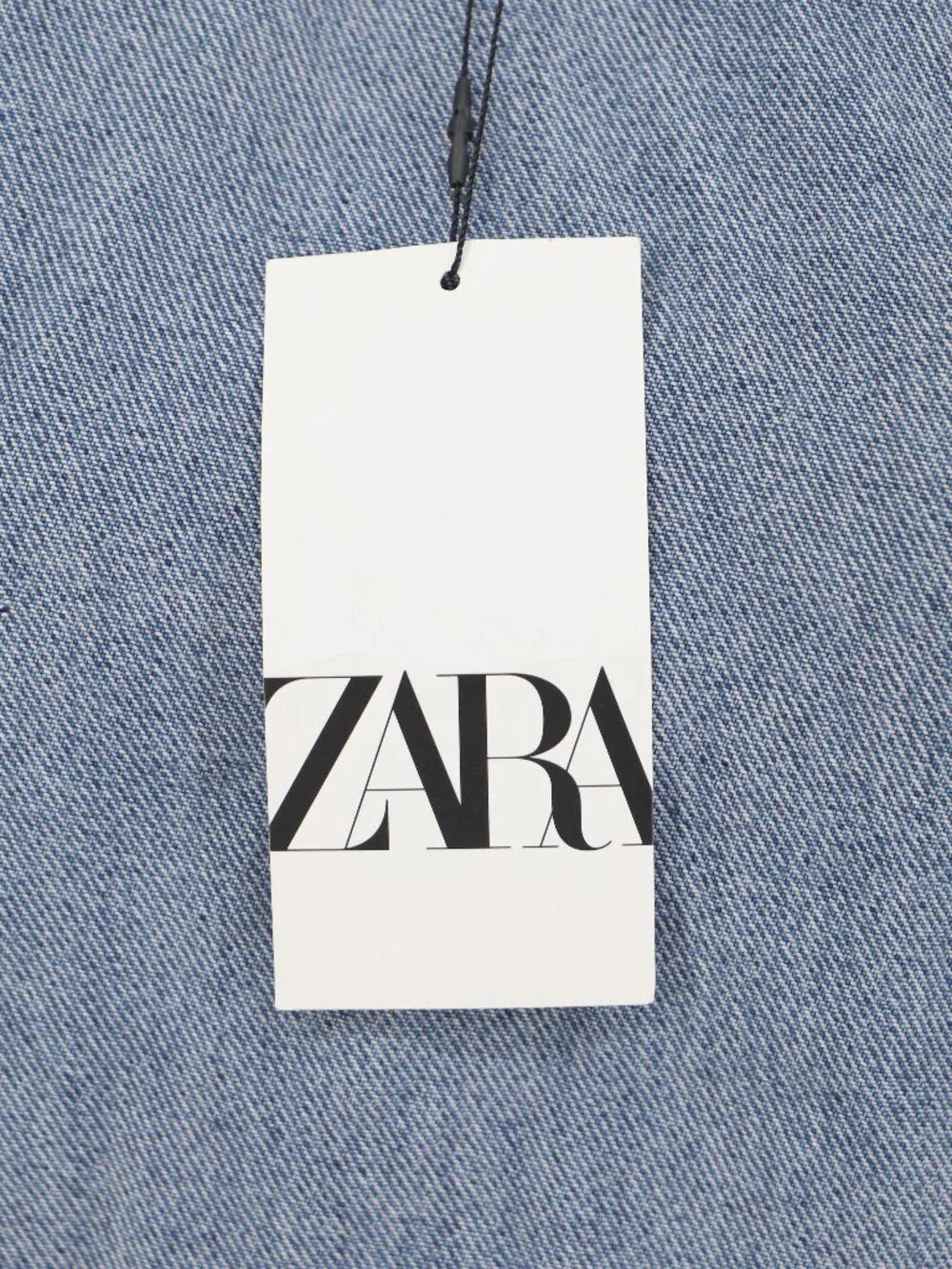 NWT ZARA Women's Denim Shirt Jacket Shacket Size L